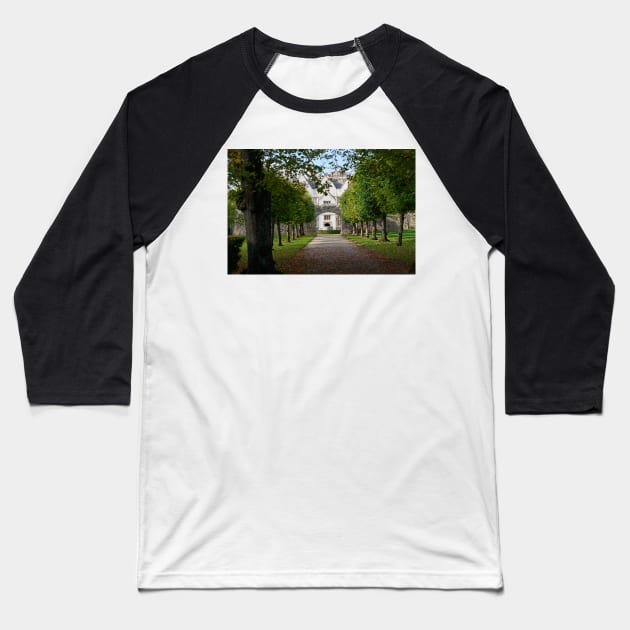 St Fagans Castle Baseball T-Shirt by RJDowns